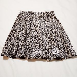 Hollister floral skater skirt size medium